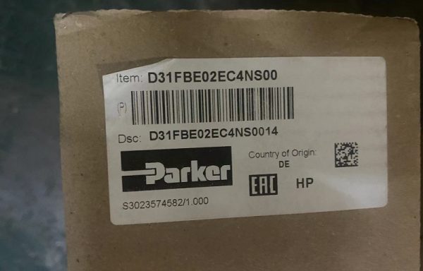 Parker D31FBE02EC4NS00 Proportional Directional Control Valve