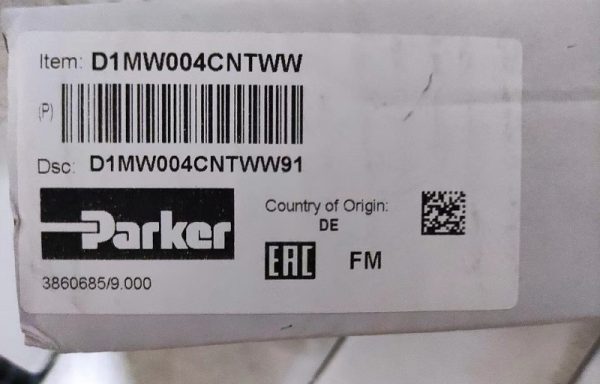 Parker D1MW004CNTWW Hydraulic Valve