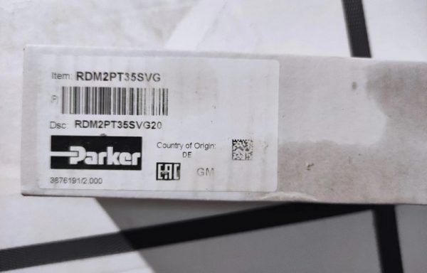 Parker RDM2PT35SVG Direct Operated Pressure Relief Valve