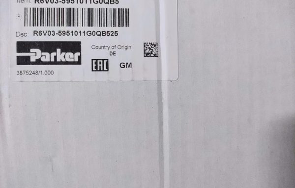 Parker R6V03-5951011G0QB5 Pilot Operated Pressure Relief Valve